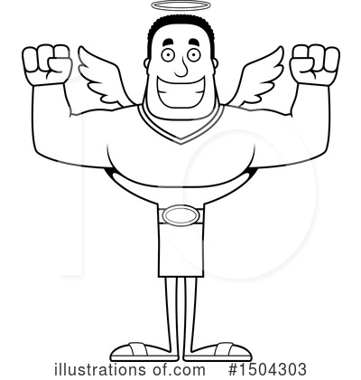 Royalty-Free (RF) Black And White Clipart Illustration by Cory Thoman - Stock Sample #1504303
