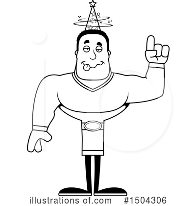 Royalty-Free (RF) Black And White Clipart Illustration by Cory Thoman - Stock Sample #1504306