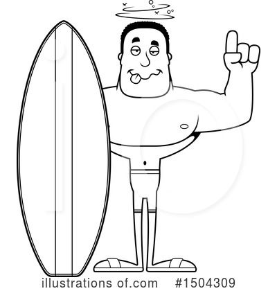 Royalty-Free (RF) Black And White Clipart Illustration by Cory Thoman - Stock Sample #1504309