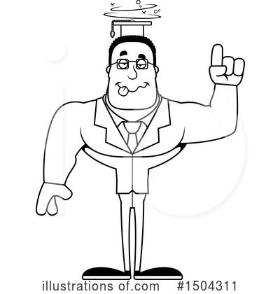 Royalty-Free (RF) Black And White Clipart Illustration by Cory Thoman - Stock Sample #1504311