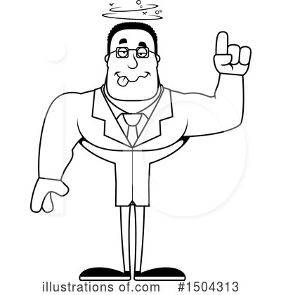Royalty-Free (RF) Black And White Clipart Illustration by Cory Thoman - Stock Sample #1504313