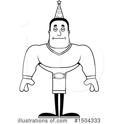 Royalty-Free (RF) Black And White Clipart Illustration by Cory Thoman - Stock Sample #1504333