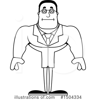 Royalty-Free (RF) Black And White Clipart Illustration by Cory Thoman - Stock Sample #1504334
