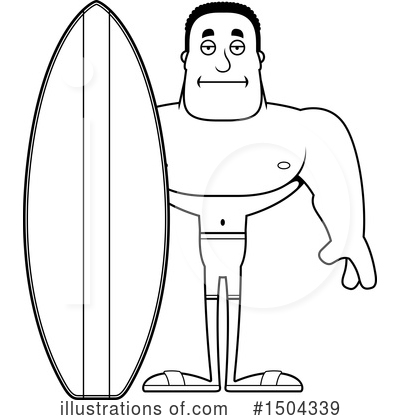 Royalty-Free (RF) Black And White Clipart Illustration by Cory Thoman - Stock Sample #1504339