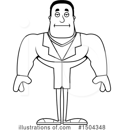 Royalty-Free (RF) Black And White Clipart Illustration by Cory Thoman - Stock Sample #1504348