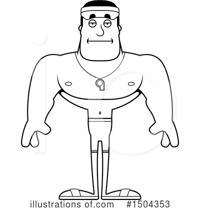 Royalty-Free (RF) Black And White Clipart Illustration by Cory Thoman - Stock Sample #1504353