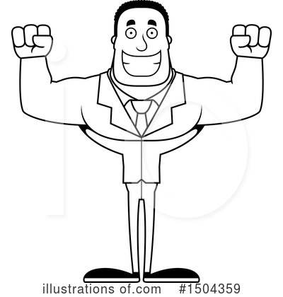 Royalty-Free (RF) Black And White Clipart Illustration by Cory Thoman - Stock Sample #1504359