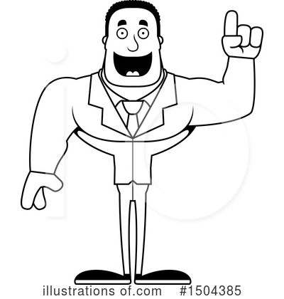 Royalty-Free (RF) Black And White Clipart Illustration by Cory Thoman - Stock Sample #1504385