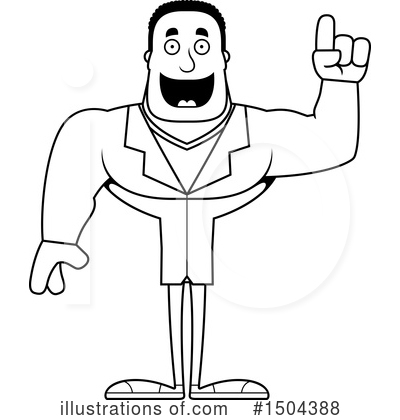 Royalty-Free (RF) Black And White Clipart Illustration by Cory Thoman - Stock Sample #1504388
