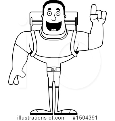 Royalty-Free (RF) Black And White Clipart Illustration by Cory Thoman - Stock Sample #1504391