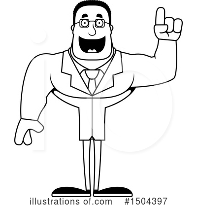 Royalty-Free (RF) Black And White Clipart Illustration by Cory Thoman - Stock Sample #1504397