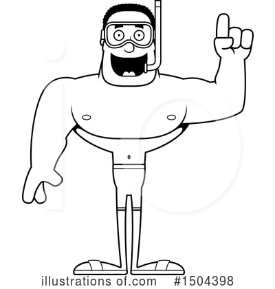 Royalty-Free (RF) Black And White Clipart Illustration by Cory Thoman - Stock Sample #1504398