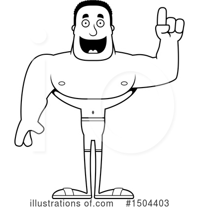 Royalty-Free (RF) Black And White Clipart Illustration by Cory Thoman - Stock Sample #1504403