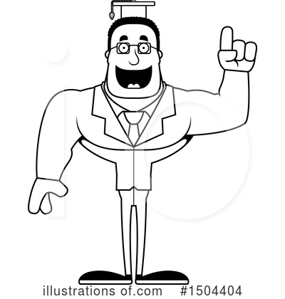 Royalty-Free (RF) Black And White Clipart Illustration by Cory Thoman - Stock Sample #1504404