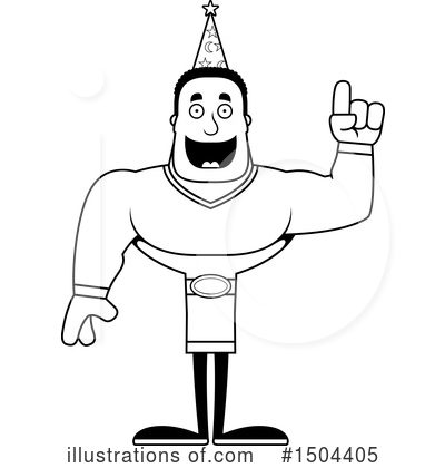 Royalty-Free (RF) Black And White Clipart Illustration by Cory Thoman - Stock Sample #1504405