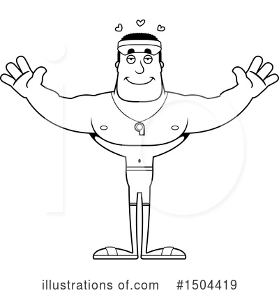Royalty-Free (RF) Black And White Clipart Illustration by Cory Thoman - Stock Sample #1504419