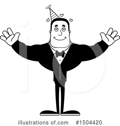 Royalty-Free (RF) Black And White Clipart Illustration by Cory Thoman - Stock Sample #1504420