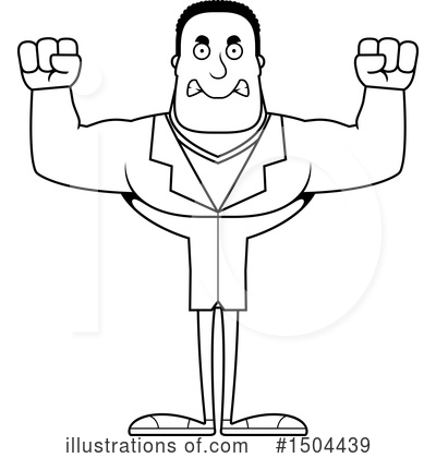Royalty-Free (RF) Black And White Clipart Illustration by Cory Thoman - Stock Sample #1504439