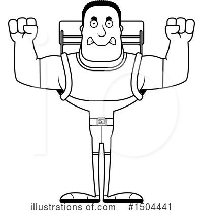 Royalty-Free (RF) Black And White Clipart Illustration by Cory Thoman - Stock Sample #1504441