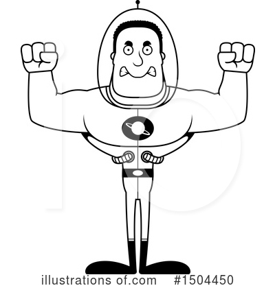 Royalty-Free (RF) Black And White Clipart Illustration by Cory Thoman - Stock Sample #1504450