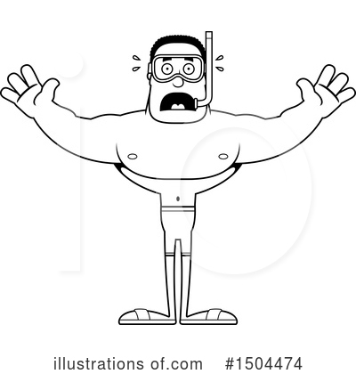 Royalty-Free (RF) Black And White Clipart Illustration by Cory Thoman - Stock Sample #1504474