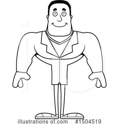 Royalty-Free (RF) Black And White Clipart Illustration by Cory Thoman - Stock Sample #1504519