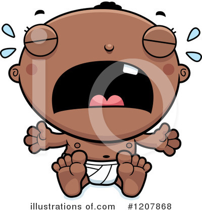 Crying Baby Clipart #1207868 by Cory Thoman