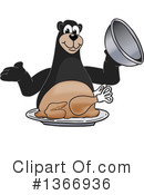 Black Bear School Mascot Clipart #1366936 by Toons4Biz
