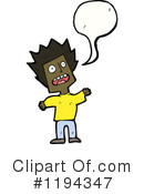 Black Boy Clipart #1194347 by lineartestpilot