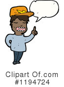 Black Boy Clipart #1194724 by lineartestpilot