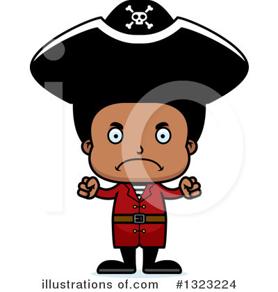 Royalty-Free (RF) Black Boy Clipart Illustration by Cory Thoman - Stock Sample #1323224