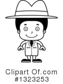 Black Boy Clipart #1323253 by Cory Thoman