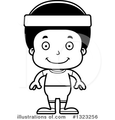 Royalty-Free (RF) Black Boy Clipart Illustration by Cory Thoman - Stock Sample #1323256