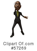 Black Businessman Character Clipart #57269 by Julos
