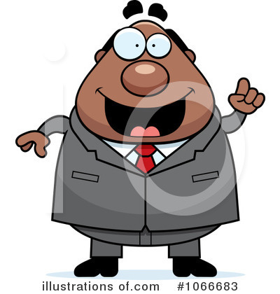 Black Businessman Clipart #1066683 by Cory Thoman