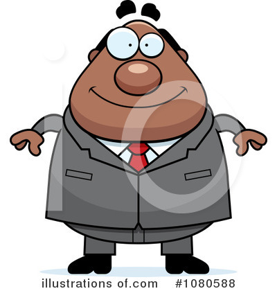 Royalty-Free (RF) Black Businessman Clipart Illustration by Cory Thoman - Stock Sample #1080588