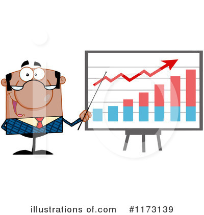 Royalty-Free (RF) Black Businessman Clipart Illustration by Hit Toon - Stock Sample #1173139