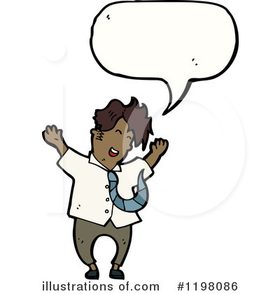 Royalty-Free (RF) Black Businessman Clipart Illustration by lineartestpilot - Stock Sample #1198086