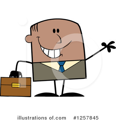 Businessman Clipart #1257845 by Hit Toon