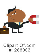 Black Businessman Clipart #1286903 by Hit Toon