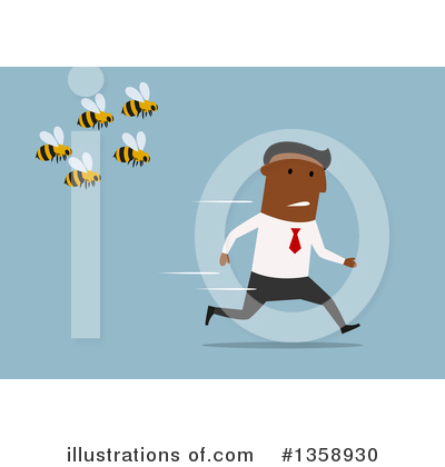 Bee Clipart #1358930 by Vector Tradition SM