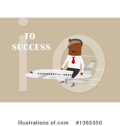 Royalty-Free (RF) Black Businessman Clipart Illustration by Vector Tradition SM - Stock Sample #1365350