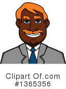 Black Businessman Clipart #1365356 by Vector Tradition SM