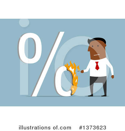 Royalty-Free (RF) Black Businessman Clipart Illustration by Vector Tradition SM - Stock Sample #1373623