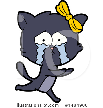 Royalty-Free (RF) Black Cat Clipart Illustration by lineartestpilot - Stock Sample #1484906