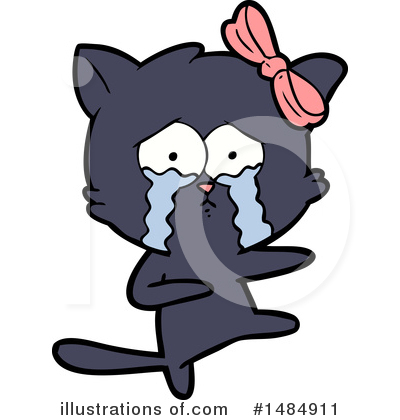 Royalty-Free (RF) Black Cat Clipart Illustration by lineartestpilot - Stock Sample #1484911