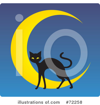 Black Cat Clipart #72258 by Rosie Piter