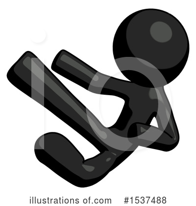 Royalty-Free (RF) Black Design Mascot Clipart Illustration by Leo Blanchette - Stock Sample #1537488