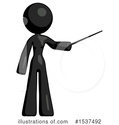 Royalty-Free (RF) Black Design Mascot Clipart Illustration by Leo Blanchette - Stock Sample #1537492