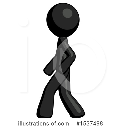 Royalty-Free (RF) Black Design Mascot Clipart Illustration by Leo Blanchette - Stock Sample #1537498